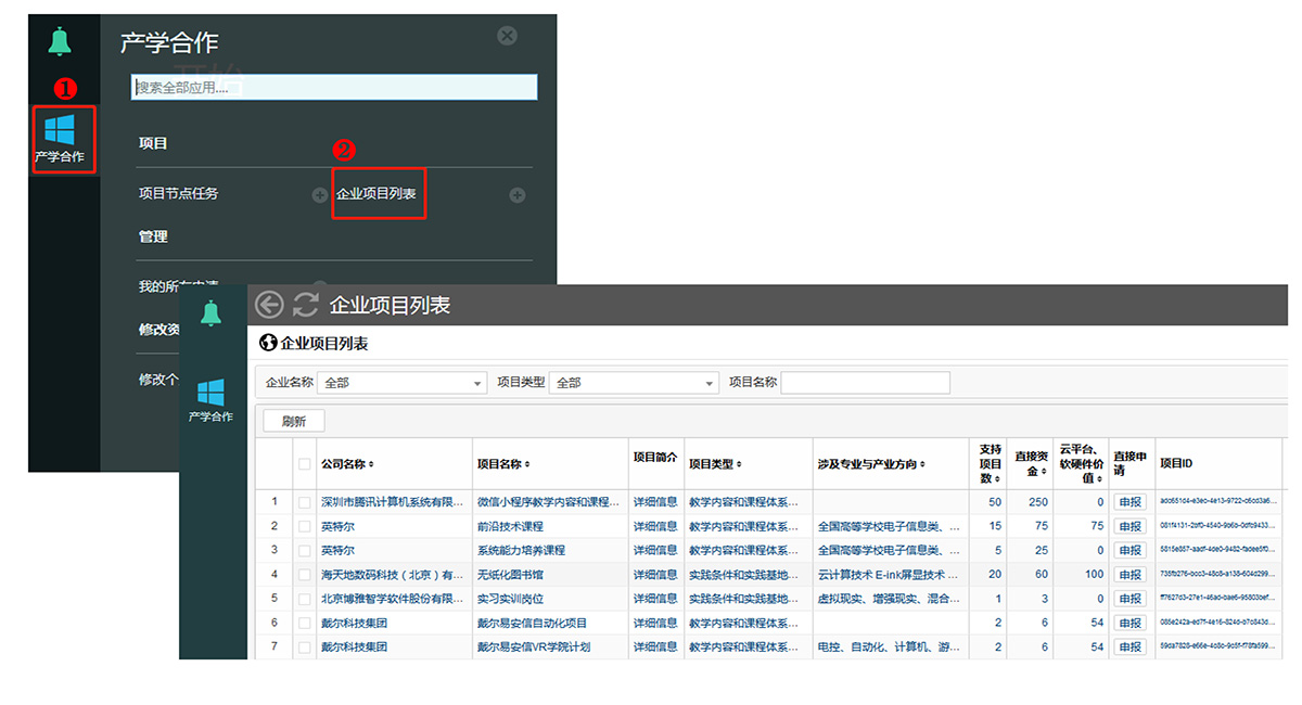 產(chǎn)學(xué)合作協(xié)同育人項(xiàng)目平臺(tái)高校申報(bào)操作指南(1)-5.jpg 產(chǎn)學(xué)合作協(xié)同育人項(xiàng)目平臺(tái)高校申報(bào)操作指南(1)-5.jpg